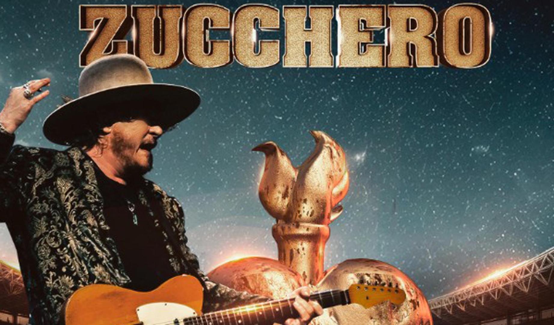 Cartel promocional de la gira de Zucchero