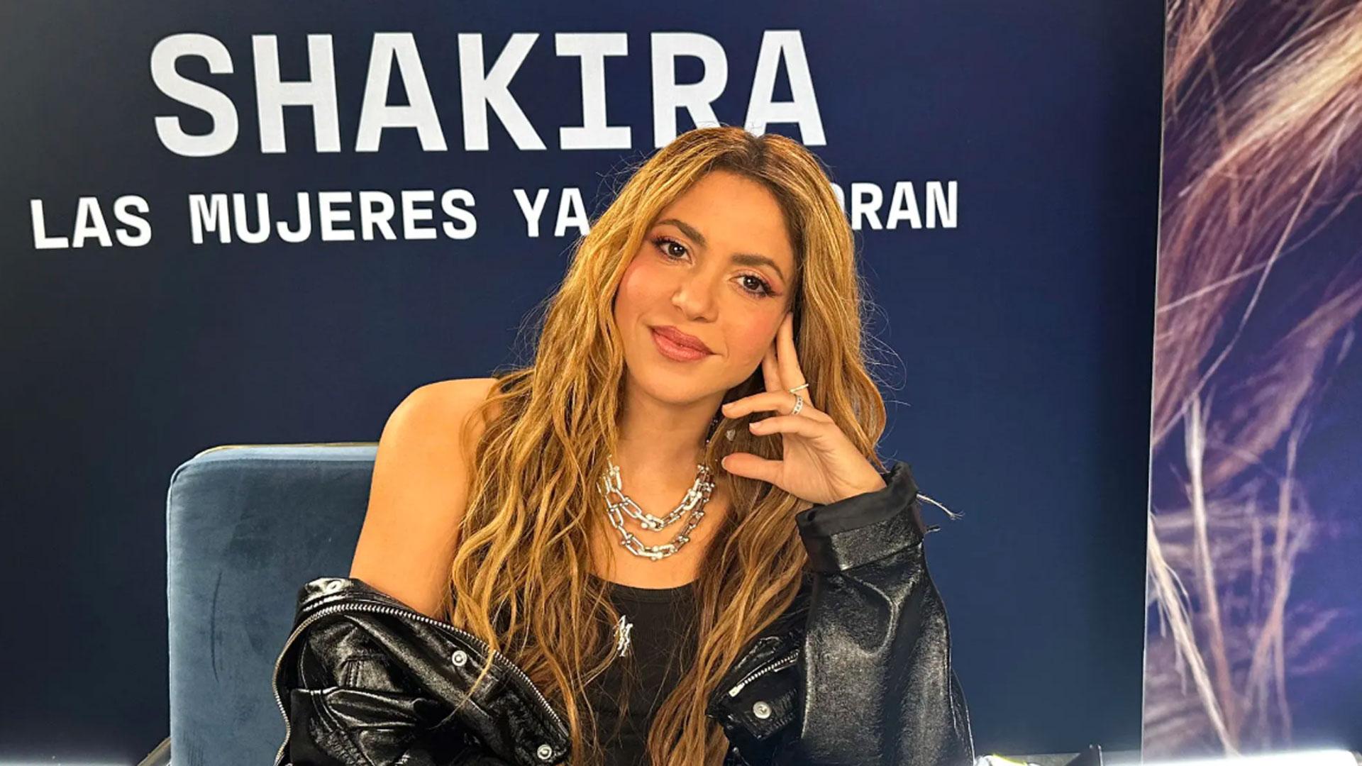 La cantante colombiana Shakira posa en una entrevista
