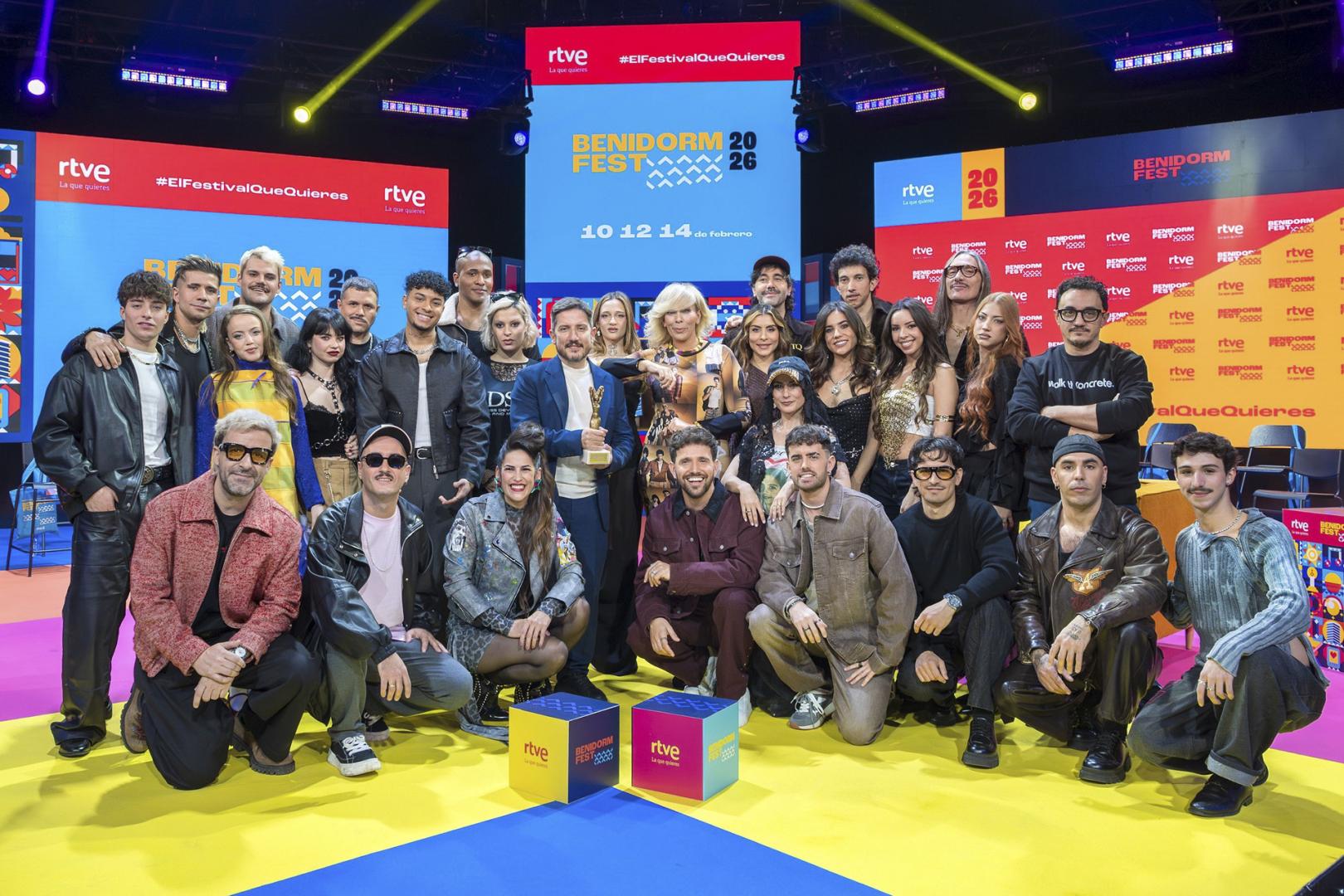 Benidorm Fest 2026 ha desvelado este jueves cómo suenan las 18 canciones que participarán en el certamen