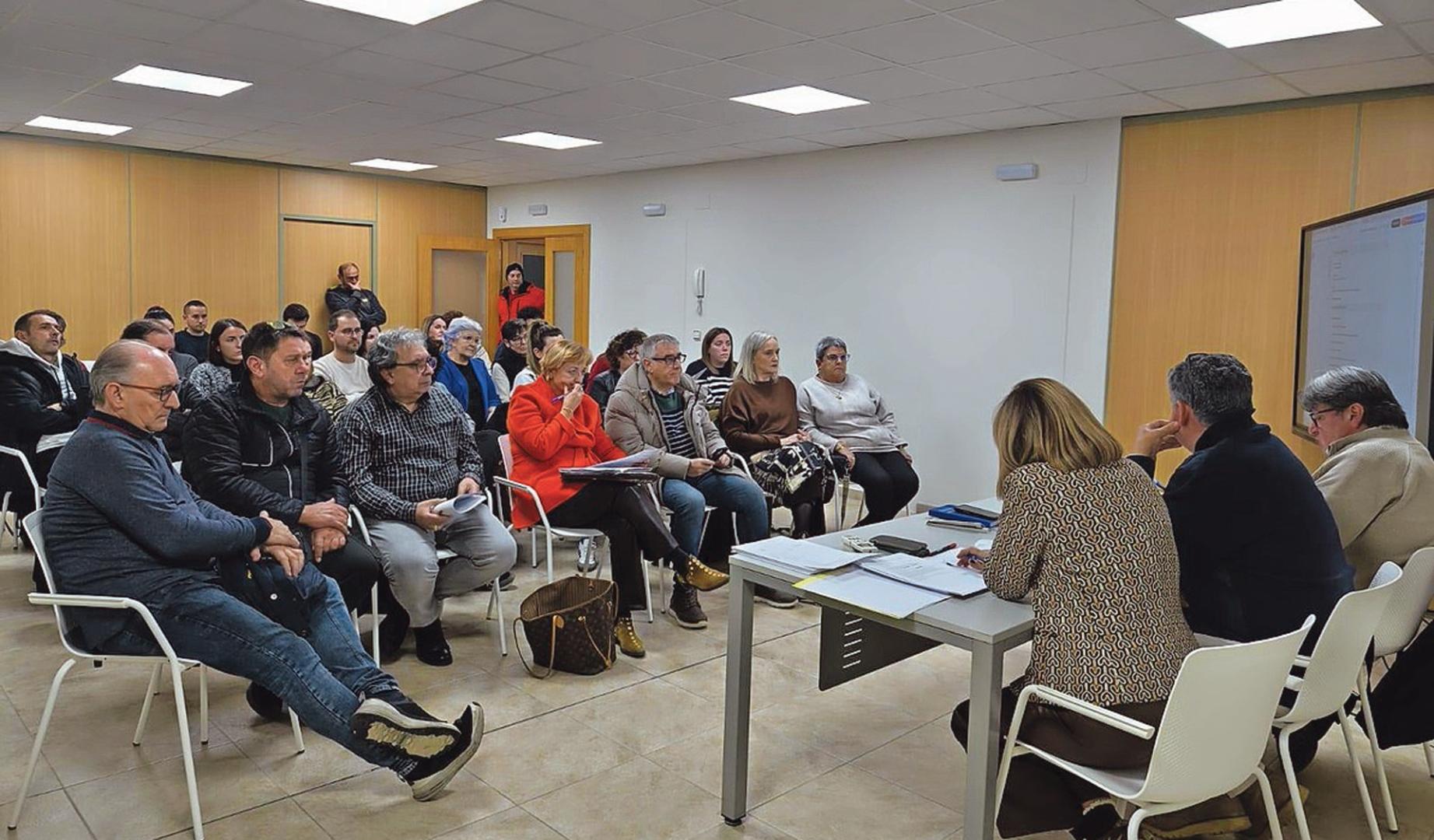Un momento de la asamblea celebrada este pasado jueves por la tarde