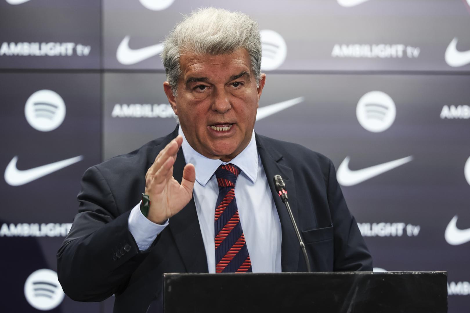 Joan Laporta, presidente del F.C. Barcelona, en una fotografía de archivo