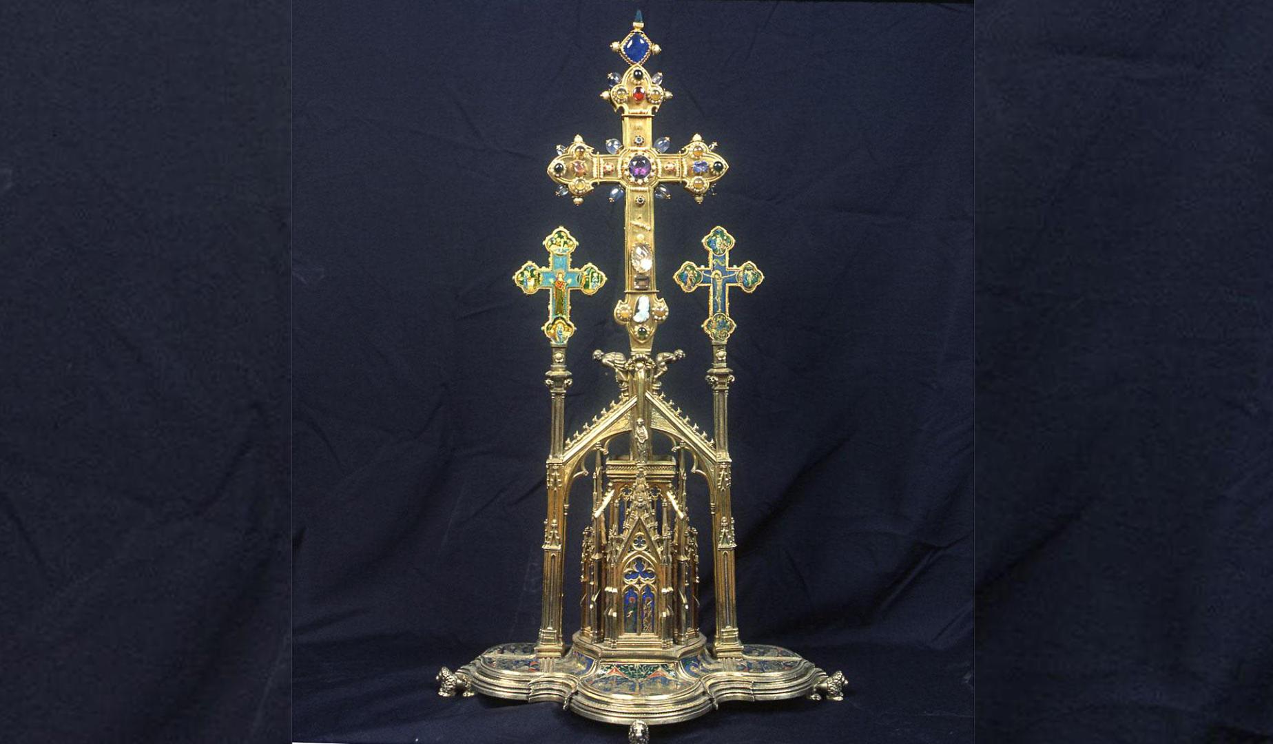 Relicario del Lignum Crucis de la catedral de Pamplona