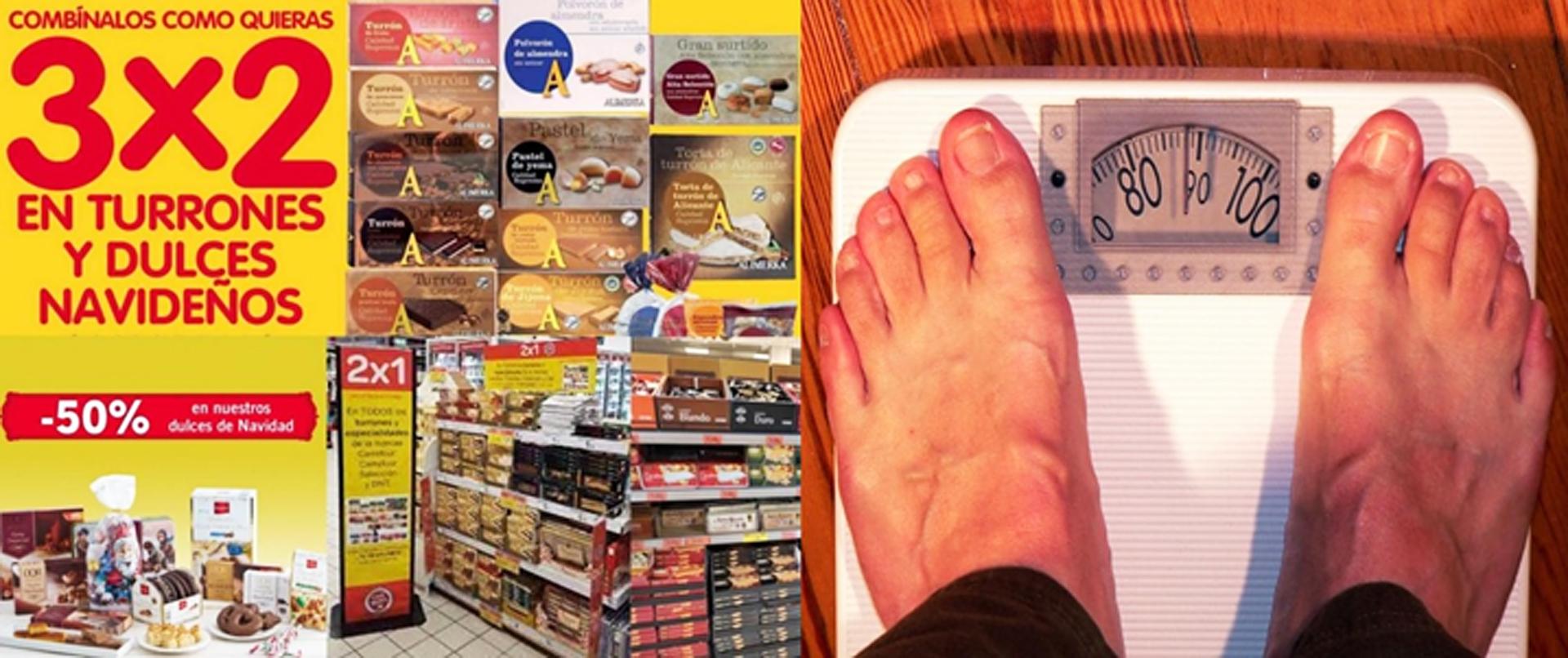 Las ofertas navideñas tienen su consecuencia principal en la báscula