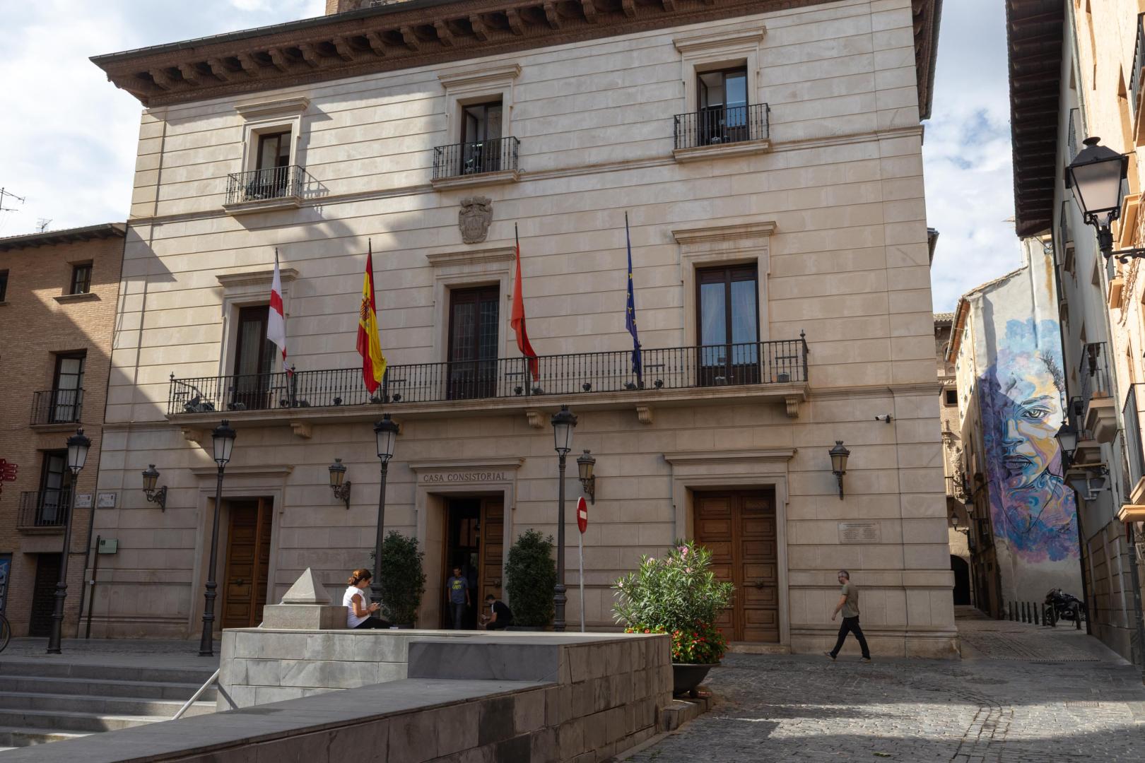 Imagen de la Casa Consistorial de Tudela