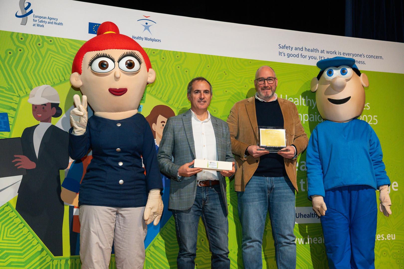 Jacar recibe el premio europeo Healthy Workplaces Good Practice Awards 2025