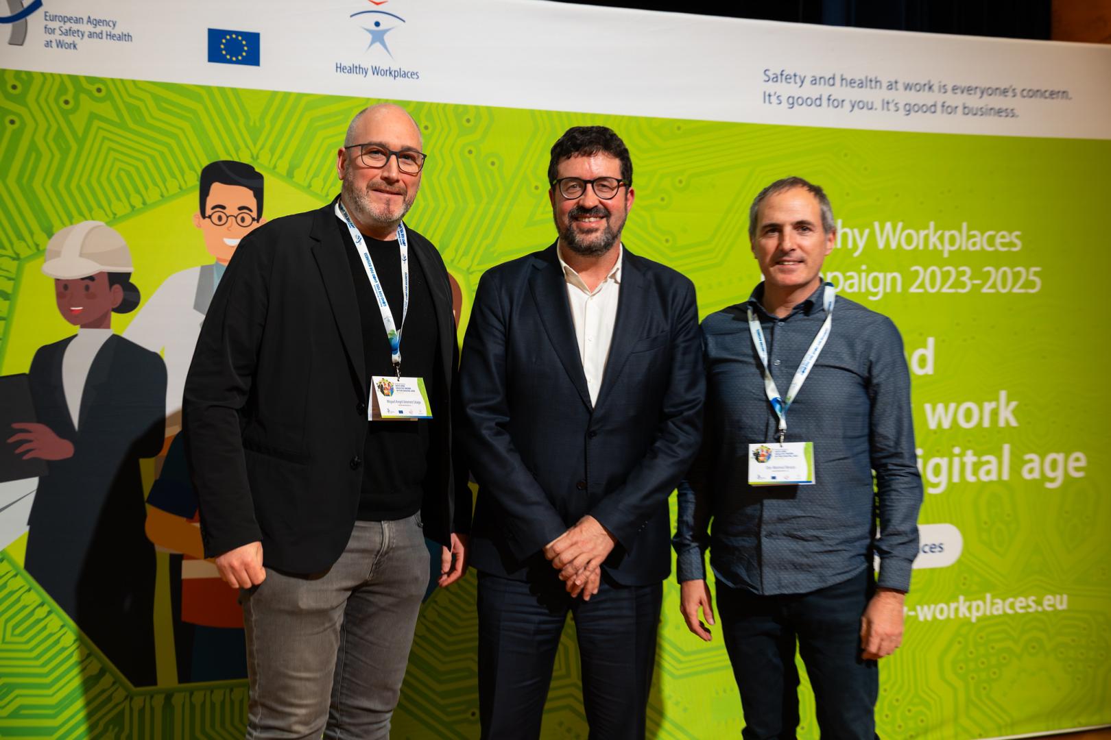 Representantes de Jacar, con Joaquin Perez Rey, Secretario de Estado de Empleo del Ministerio de Trabajo y Economía Social