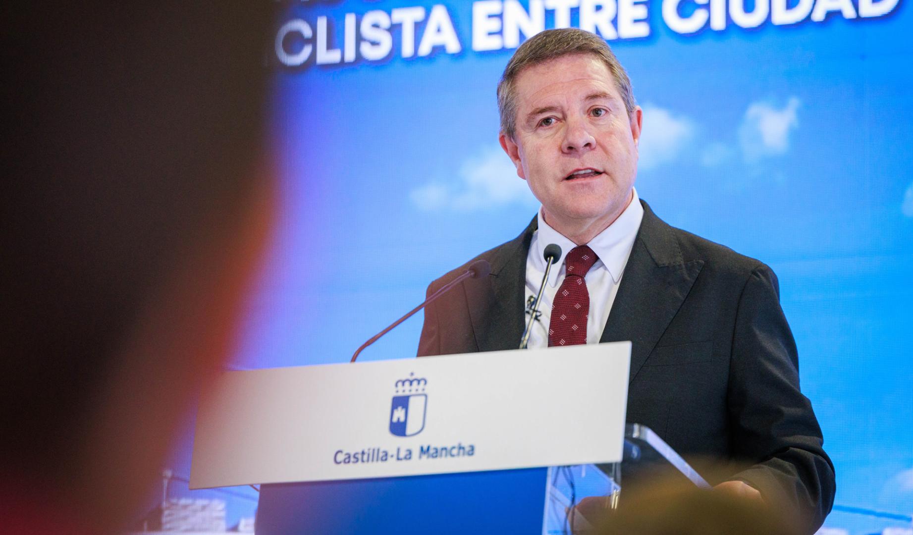 El presidente de Castilla-La Mancha, Emiliano García-Page, este lunes