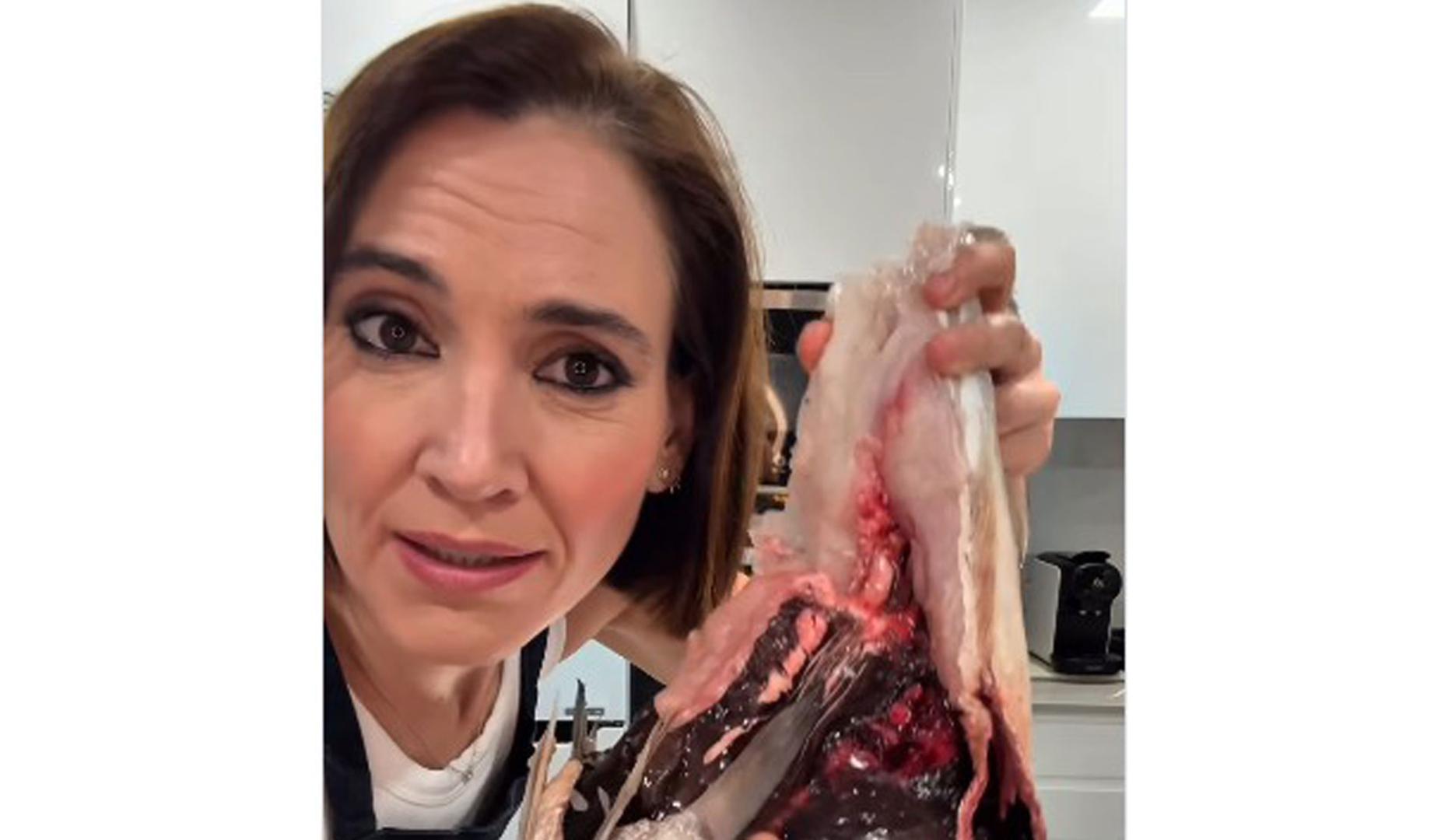 Boticaria García, durante uno de sus vídeos en Instagram