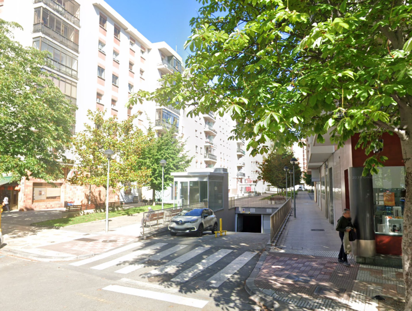 Imagen de la calle pintor Ciga, donde se ubica el bloque afectado