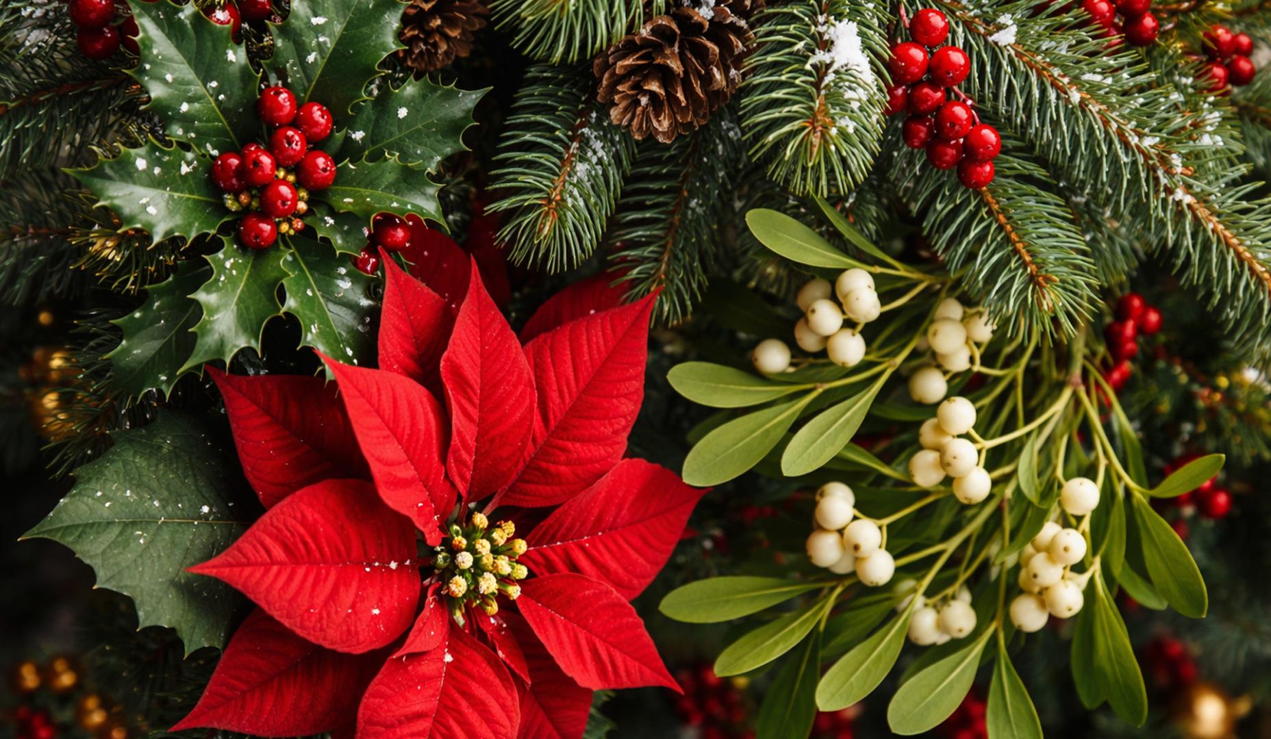 Plantas típicas de Navidad