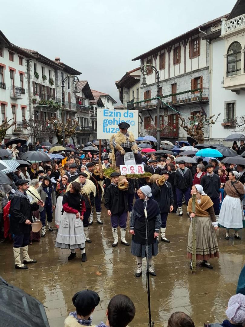 Fotos del concurso de Olentzero de Lesaka