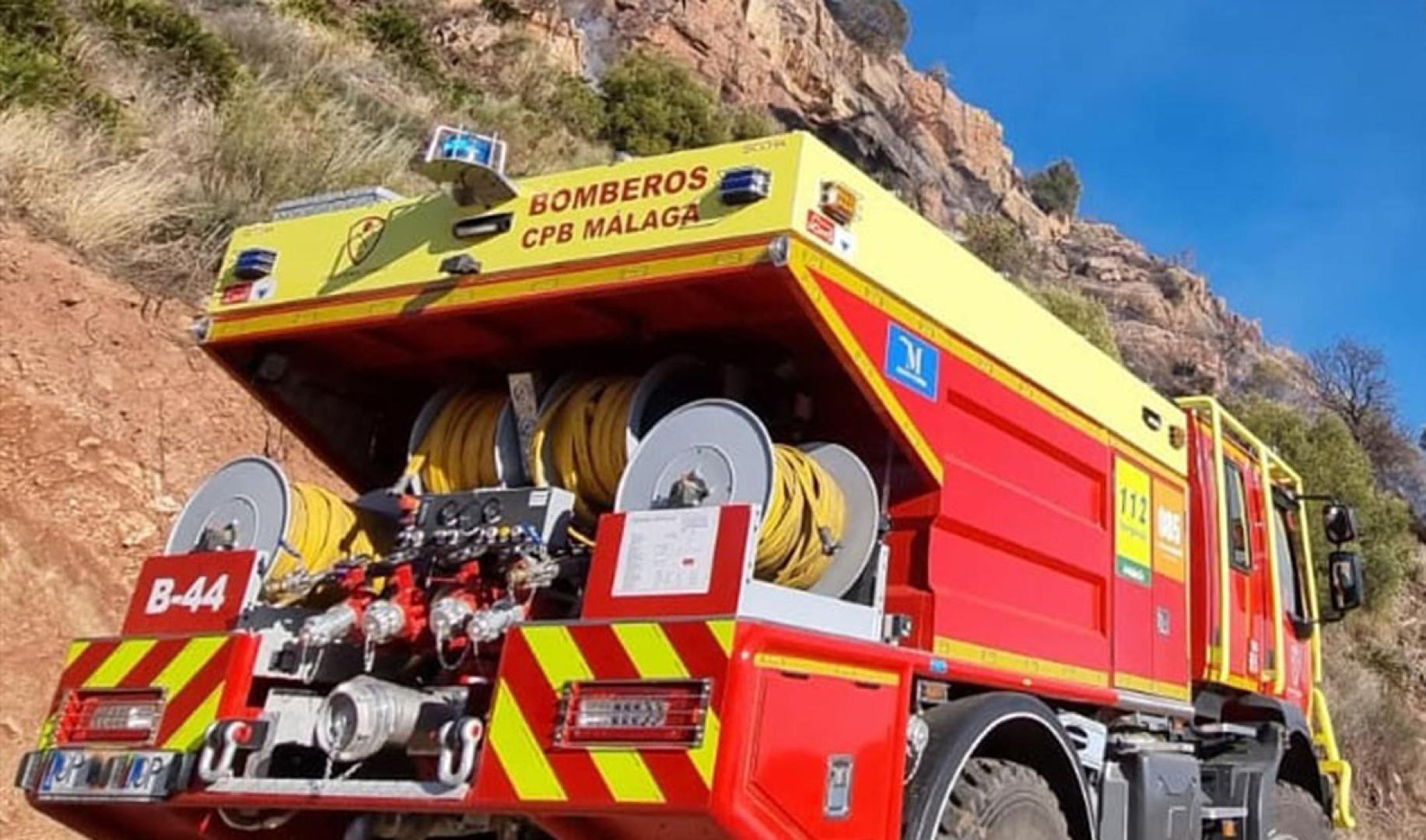 Vehículo del Consorcio Provincial de Bomberos (CPB) Málaga.