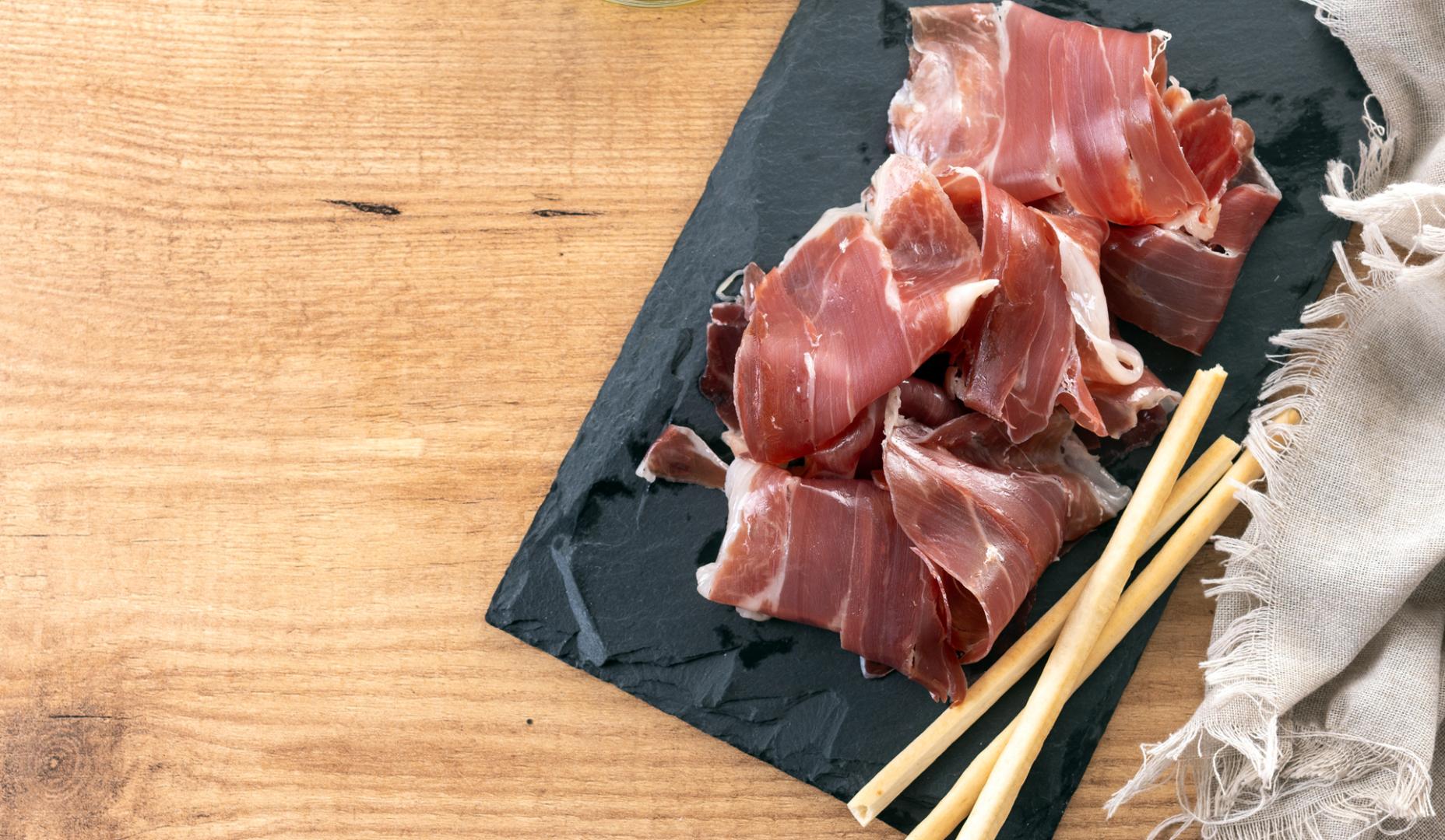 Jamón ibérico loncheado