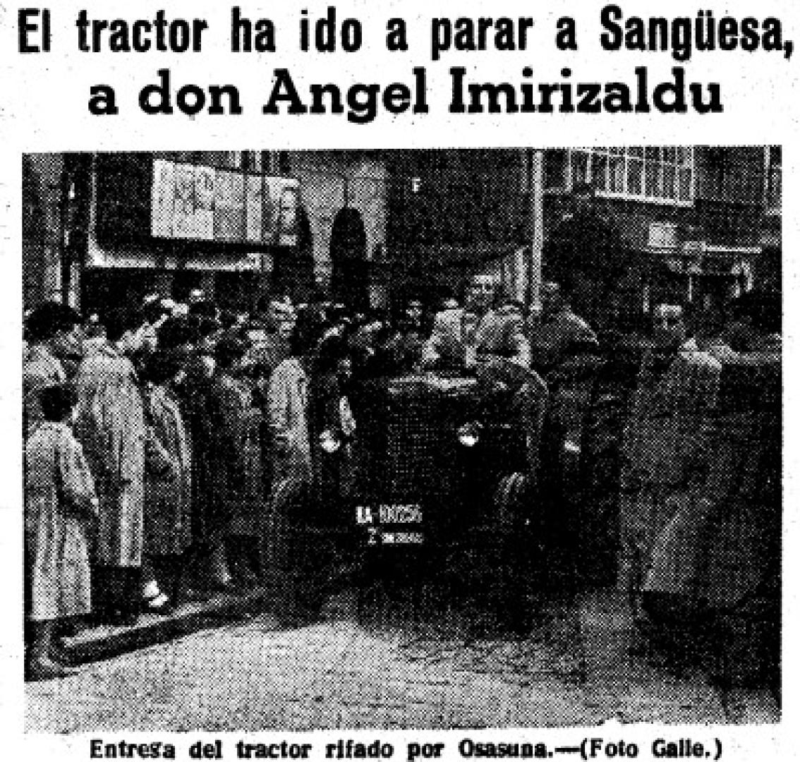 Sorteo tractor