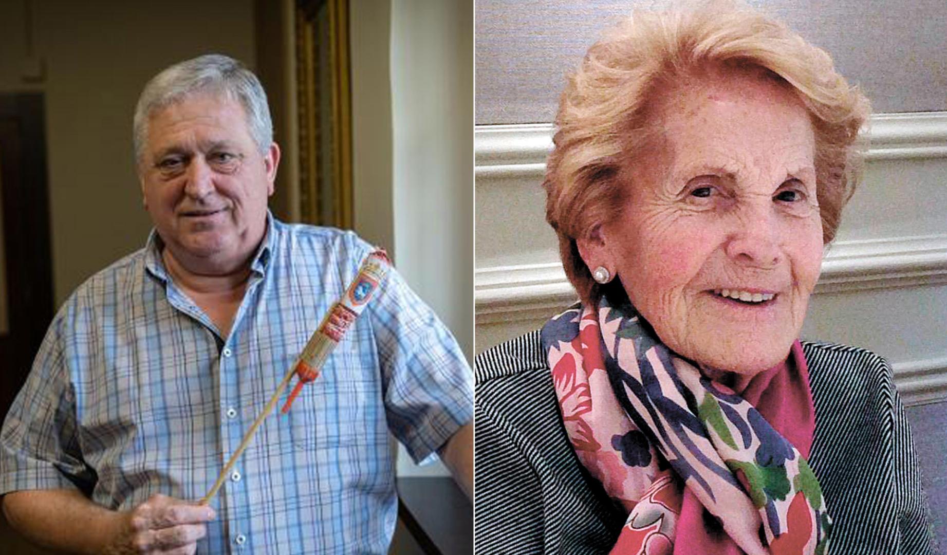 Mari Ganuza Senosiáin y Teresa Aldaz Donamaría.