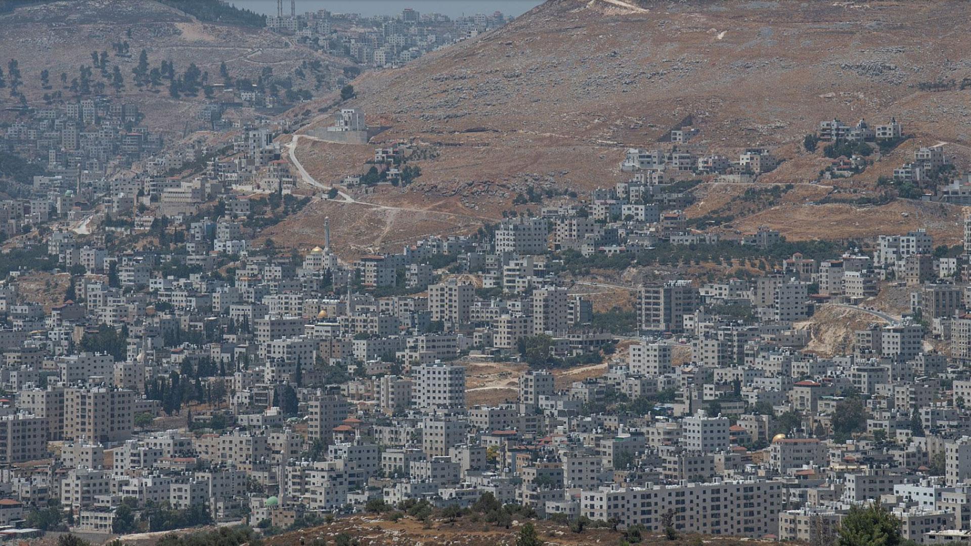 Vista general del asentaminto israelí de Itamar, en Cisjordania
