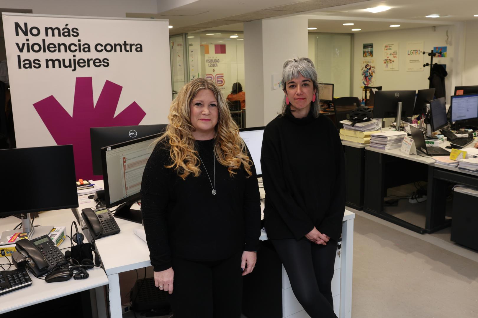 Maider Marquínez Marañón y Sara San Julián Caso, expertas en prevención de violencia contra las mujeres del INAI