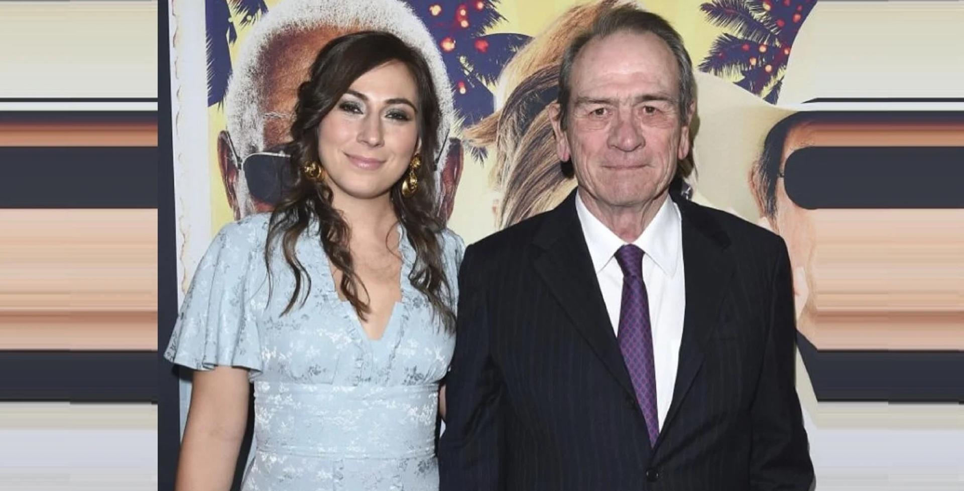 Tommy Lee Jones junto a su hija