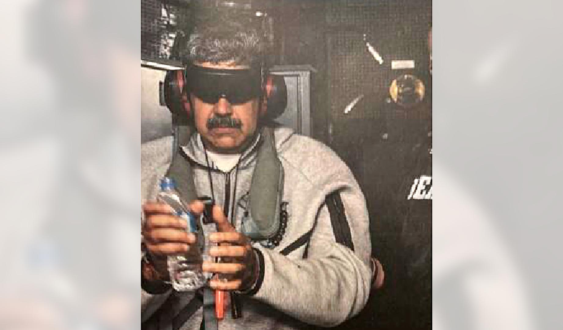 Imagen publicada por Donald Trump en su perfil de Blue Sky de Maduro detenido