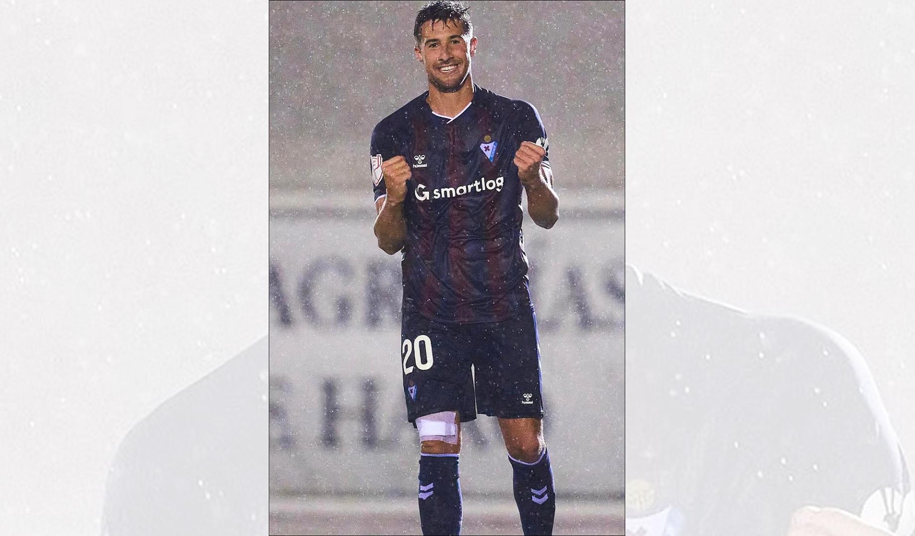 Javier Martón, jugador navarro del Athletic Club cedido en el Eibar