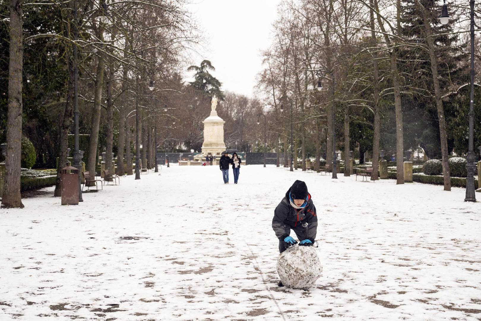 Fotos de la nevada del Día de Reyes en Navarra