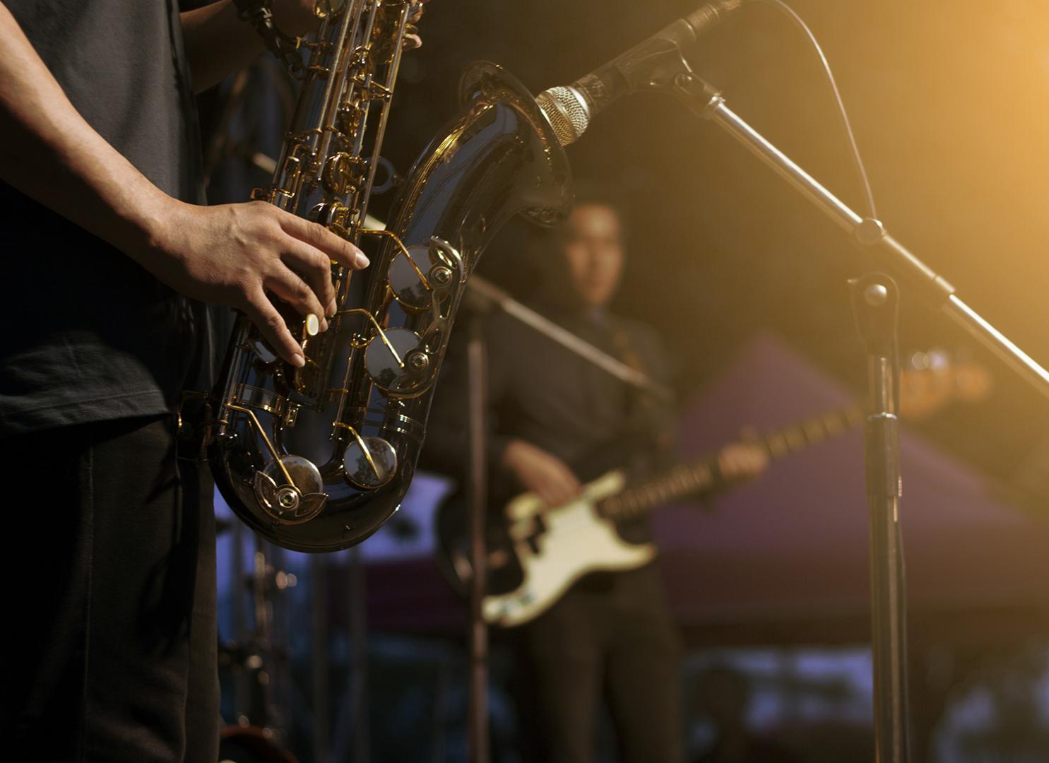 Imagen de un concierto de jazz