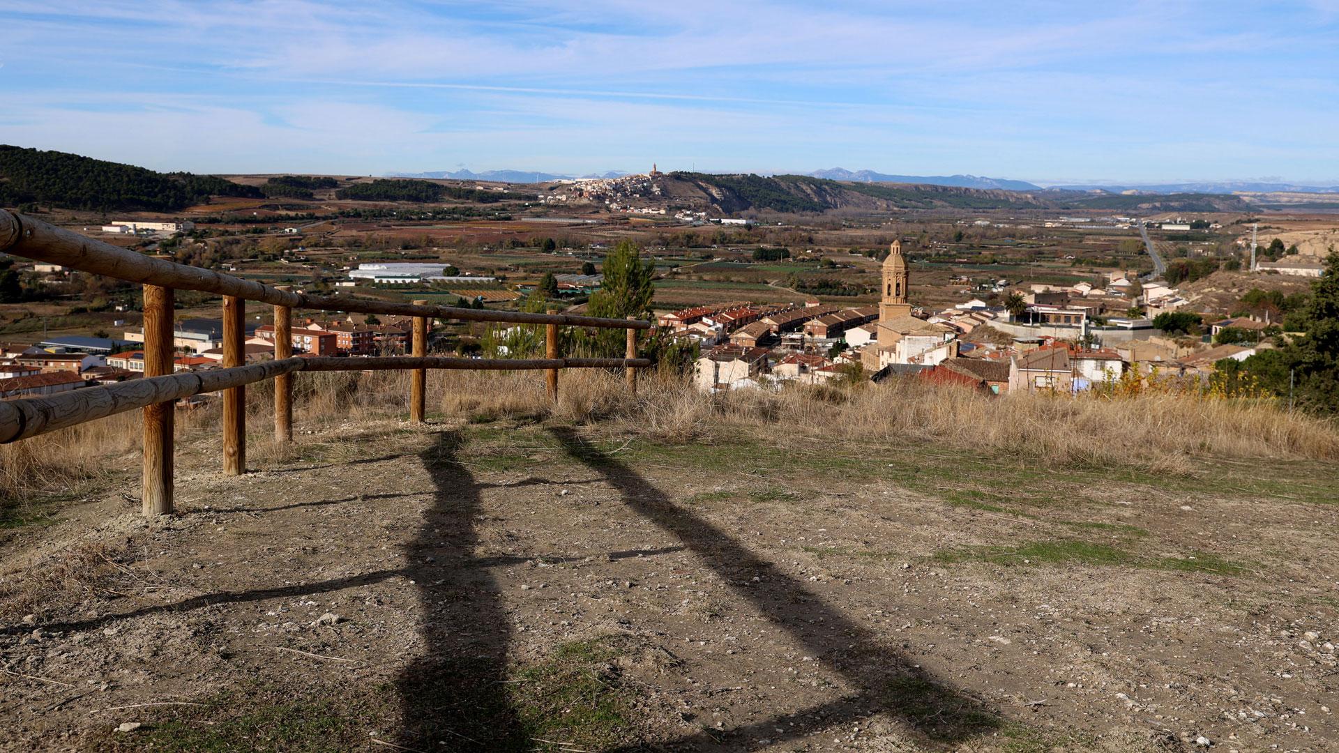 Vista del Alto Lorent de Andosilla donde se actuará este año