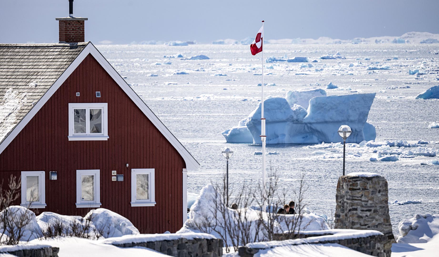 Imagen de archivo de una vivienda en Nuuk, la capital de Groenlandia