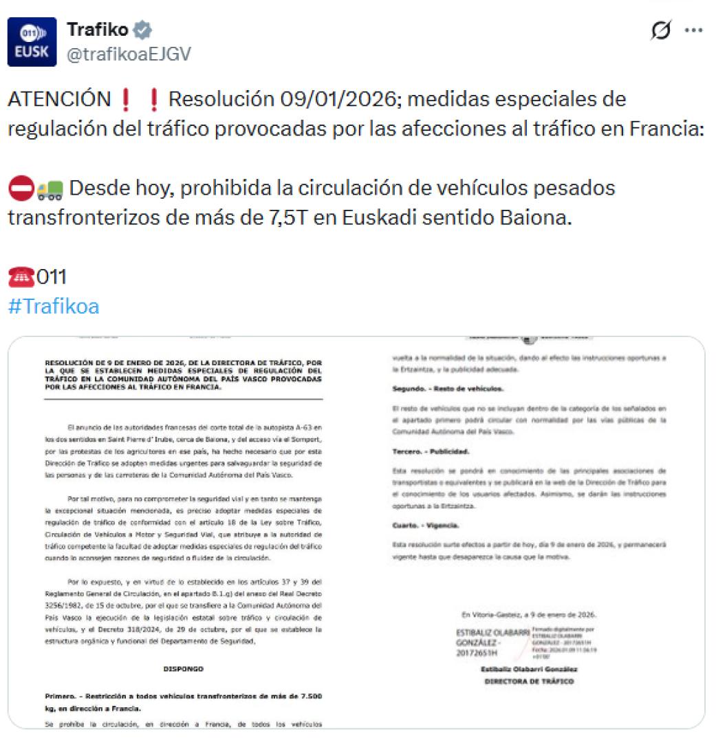trafico Euskad