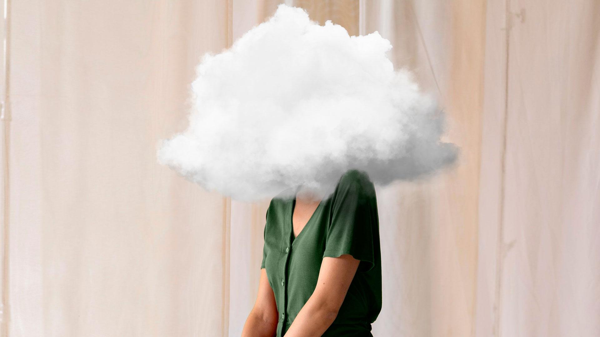 Una recreación de la niebla mental que sufren las mujeres durante la menopausia
