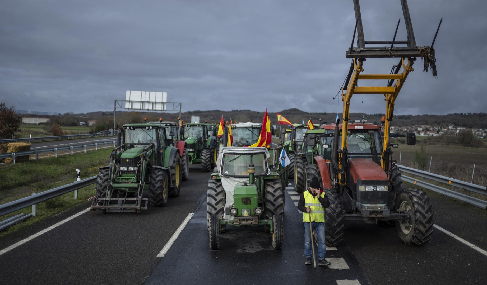 Protesta de agricultores