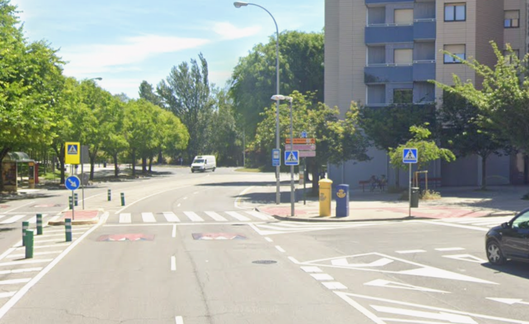 Lugar del atropello