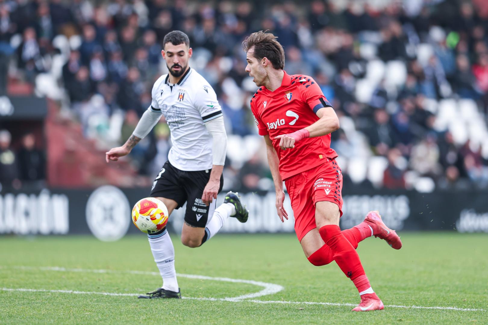 Ander Yoldi, capitán de Osasuna Promesas, ante el Mérida