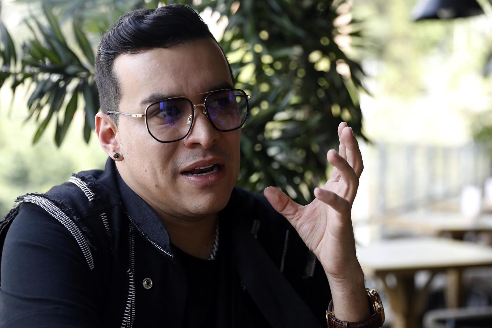 Fotografía de archivo del cantante colombiano Yeison Jiménez