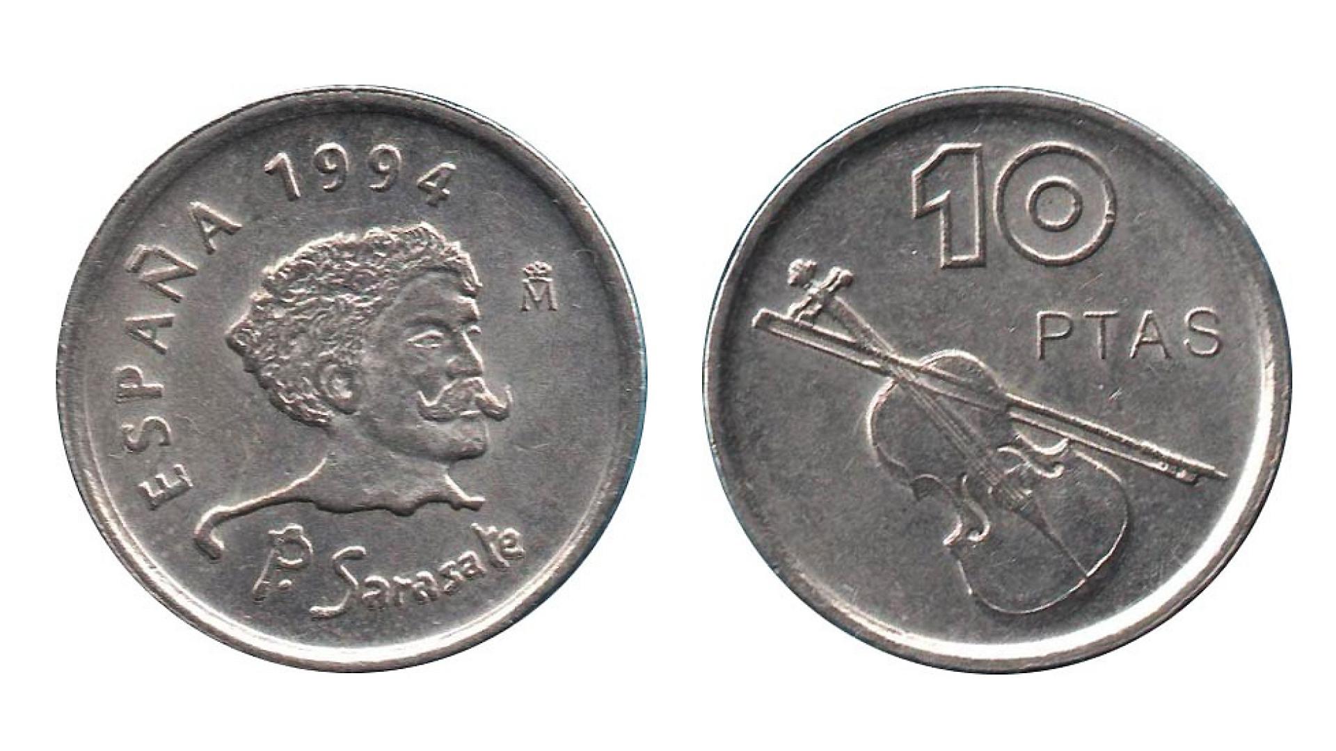 Anverso y reverso de la moneda