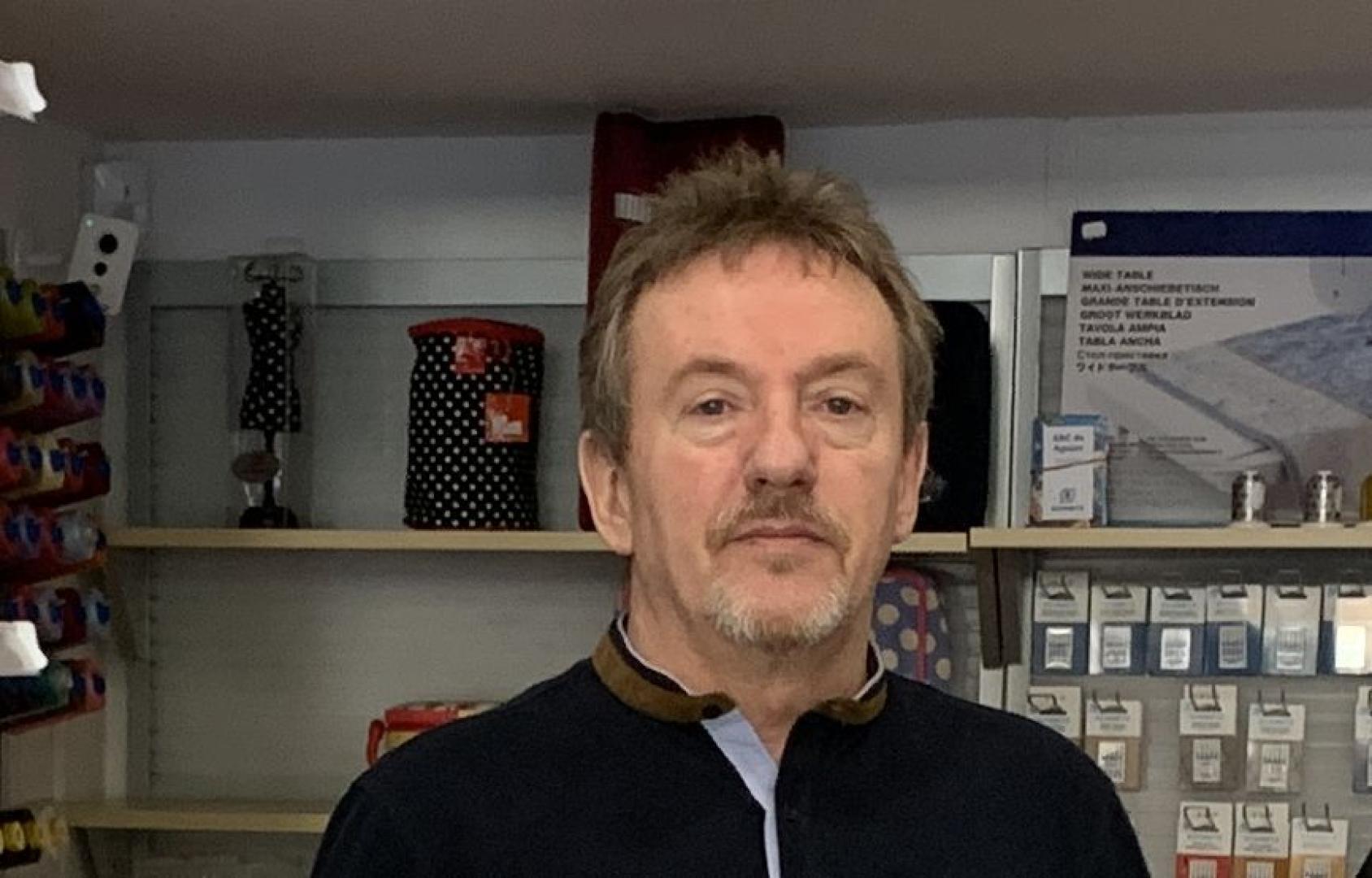 José Miguel Ainaga Salaberri, dueño de la tienda Kosse de Pamplona