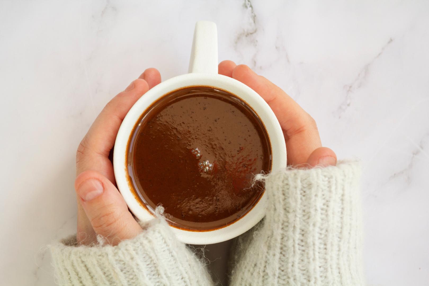 Muchas veces la mejor forma de entrar en calor es con un chocolate caliente...