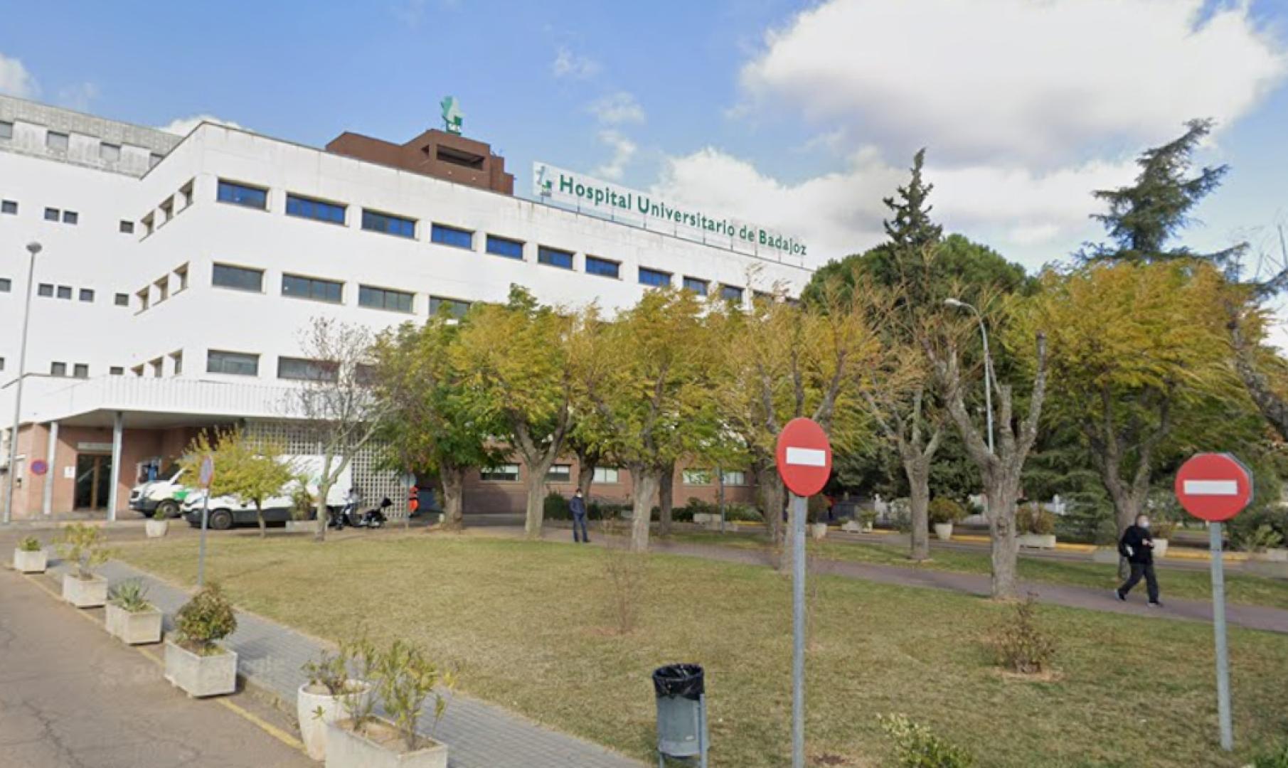 La mujer permanecía ingresada en el Hospital Universitario de Badajoz