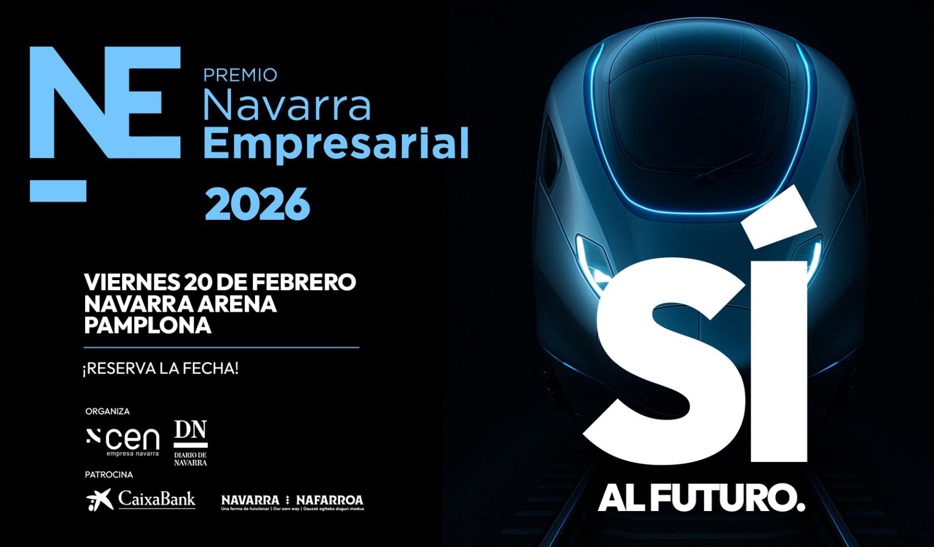 El Premio Navarra Empresarial celebrará su próxima edición el viernes 20 de febrero en el Navarra Arena
