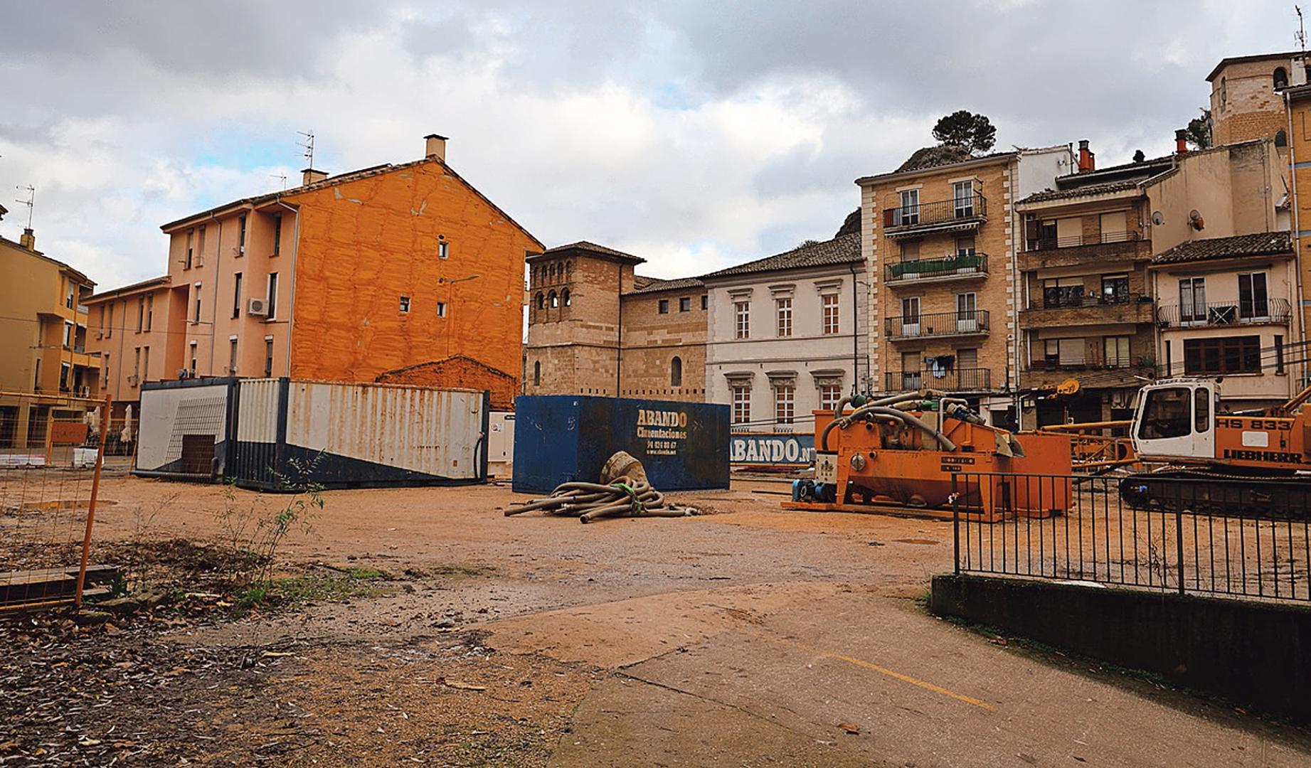 Solar de la calle Fray Diego con el comienzo de las obras en cota cero esta Navidad