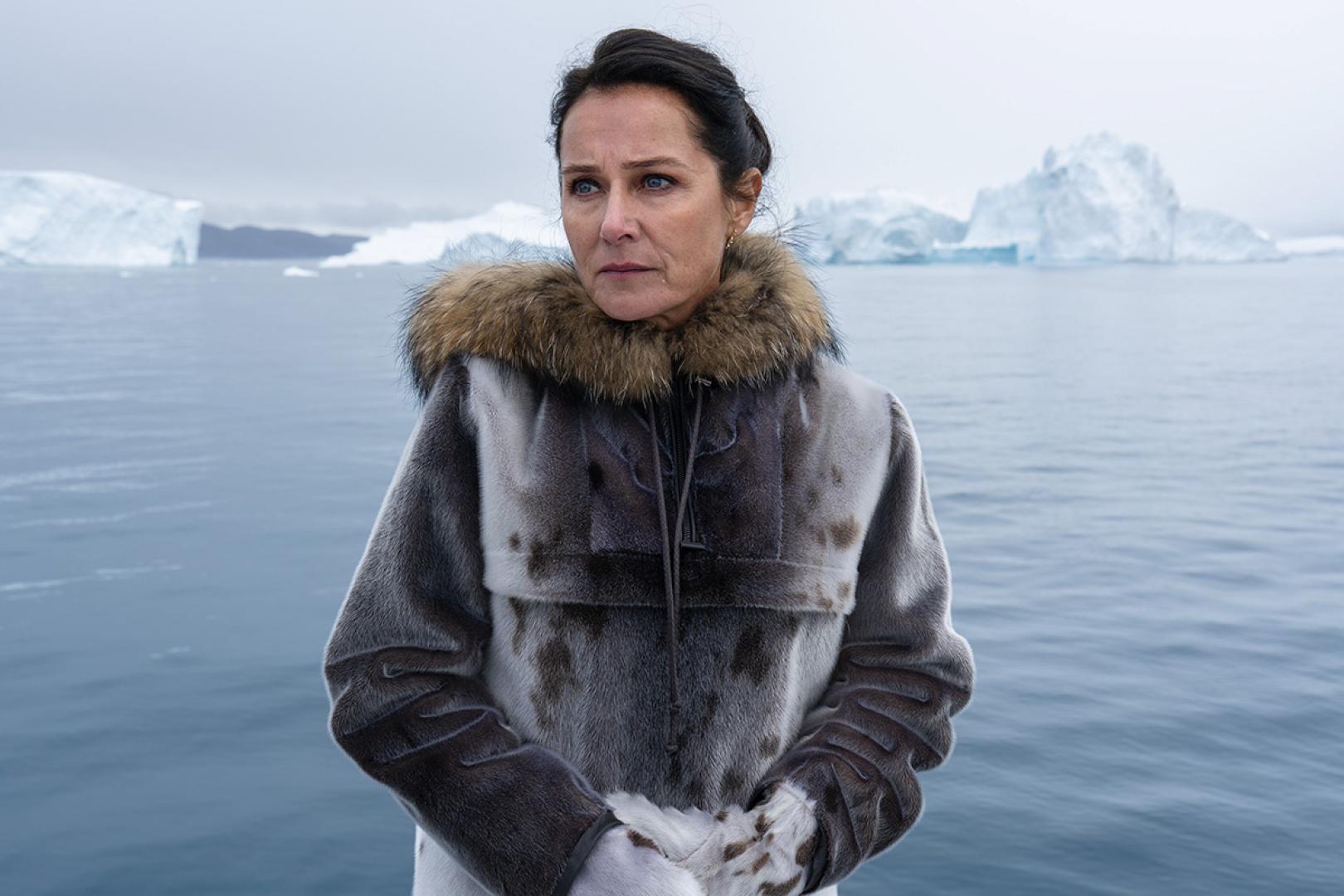 Sidse Babett Knudsen, como la ministra de Exteriores danesa Birgitte Nyborg, en Groenlandia.