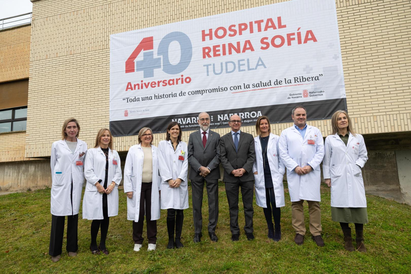 De izda. a dcha.: María Sanz Gálvez, Blanca Sánchez Burgaleta, Sara Magaña Orta, Ana Campillo Arregui, Fernando Domínguez Cunchillos, Jon Guajardo Remacha, Esther Eraso Goñi, Santiago Urmeneta Aguilar, y Ana Beamonte Aréjula