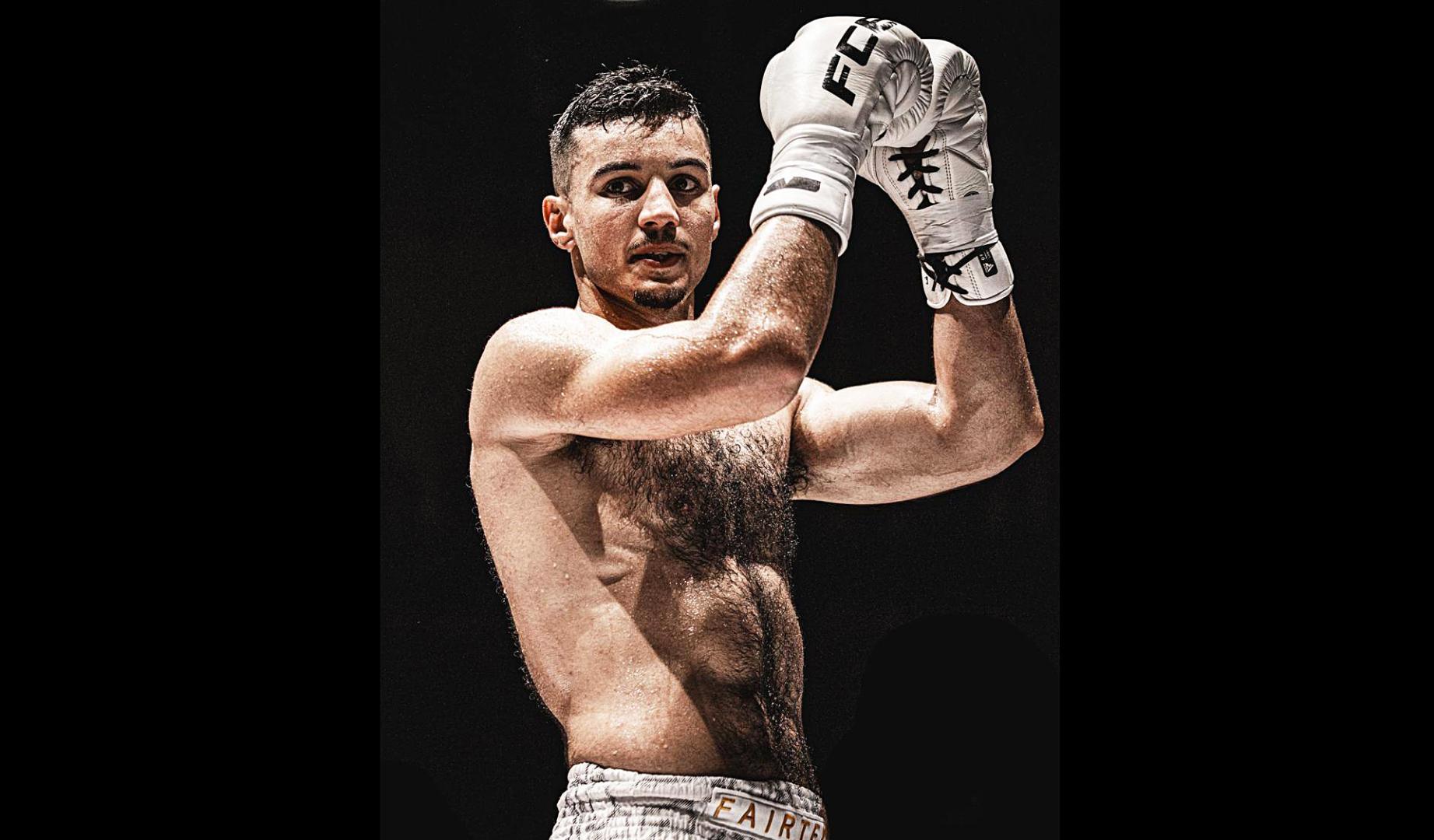 Mohamed Hamdi, en mayo pasado en un combate profesional en Lisboa