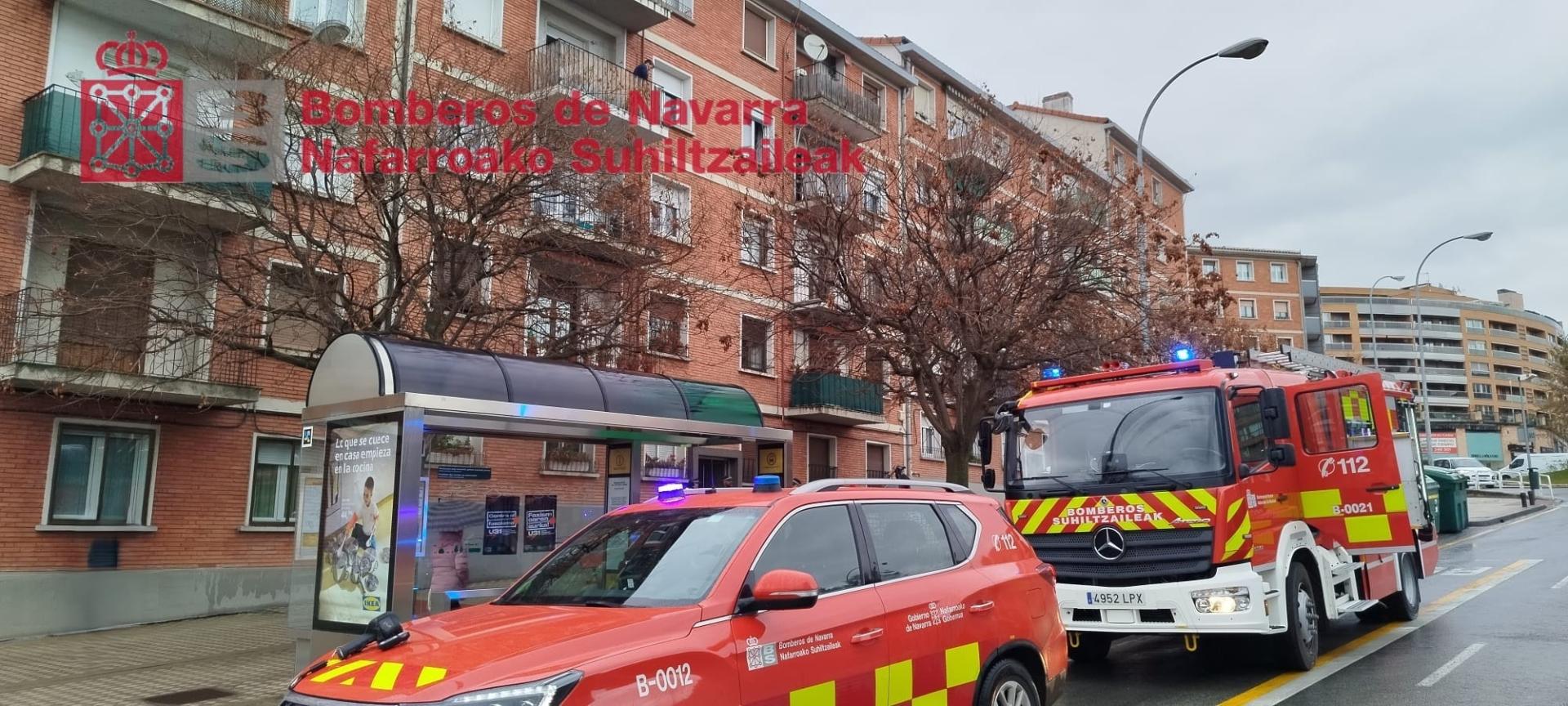 Efectivos de Bomberos desplazados para apagar el incendio de la Milagrosa