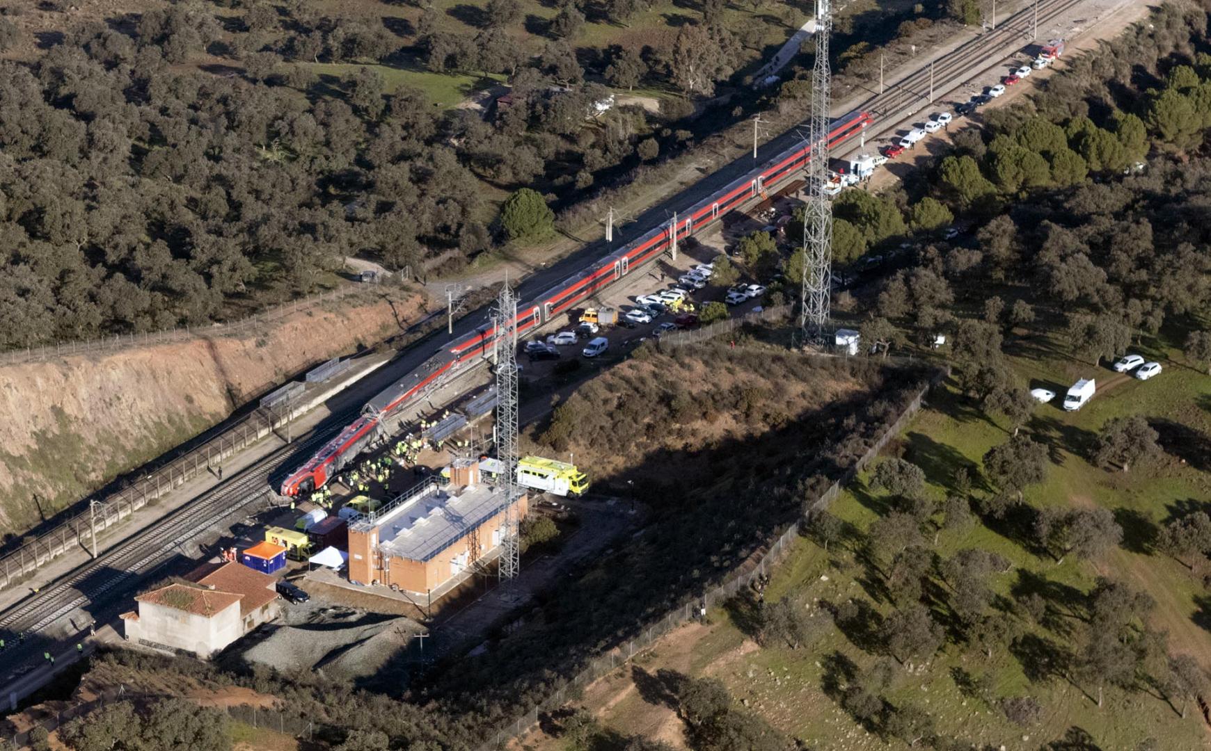 Fotos del accidente mortal ferroviario en Adamuz
