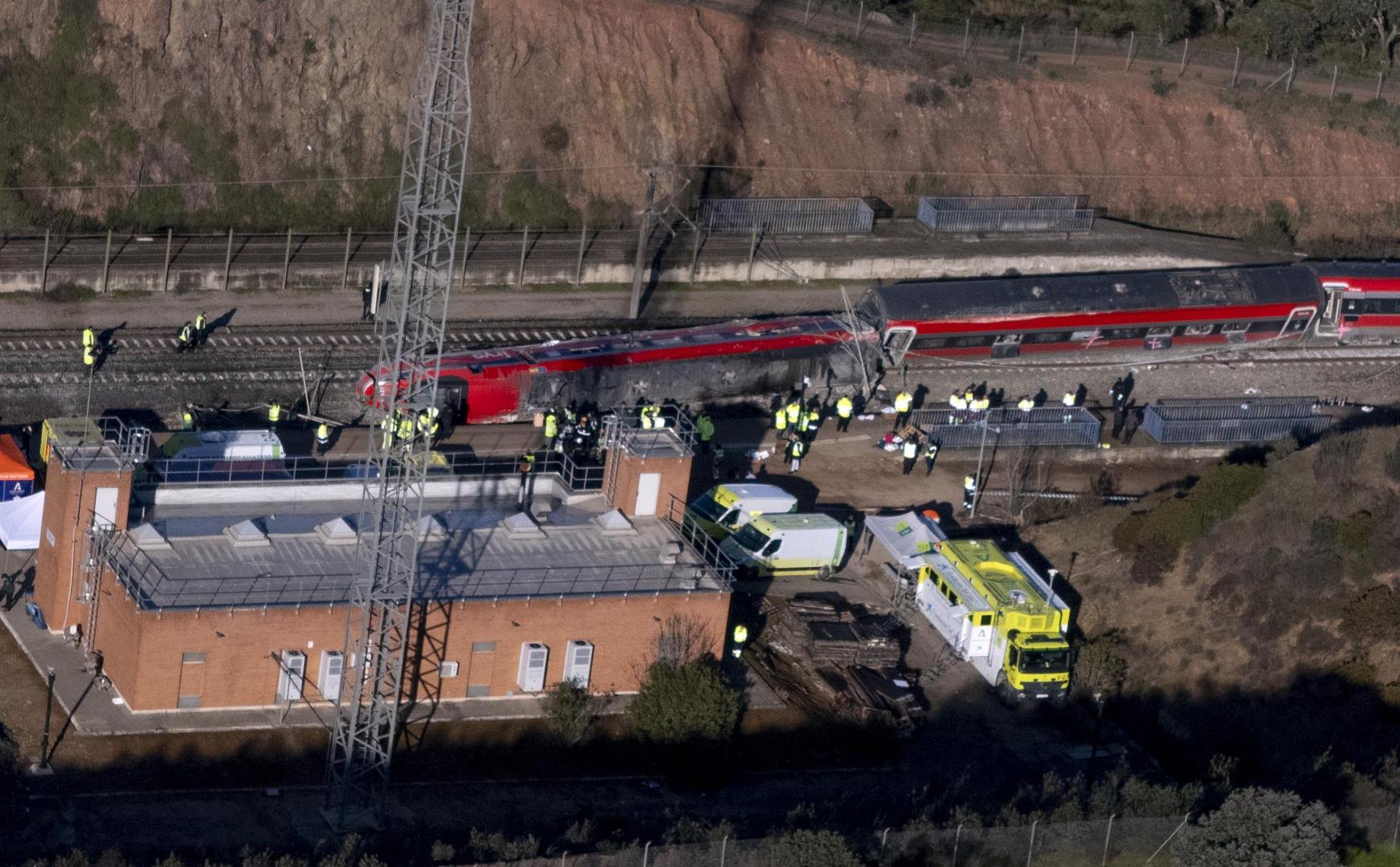 Fotos del accidente mortal ferroviario en Adamuz