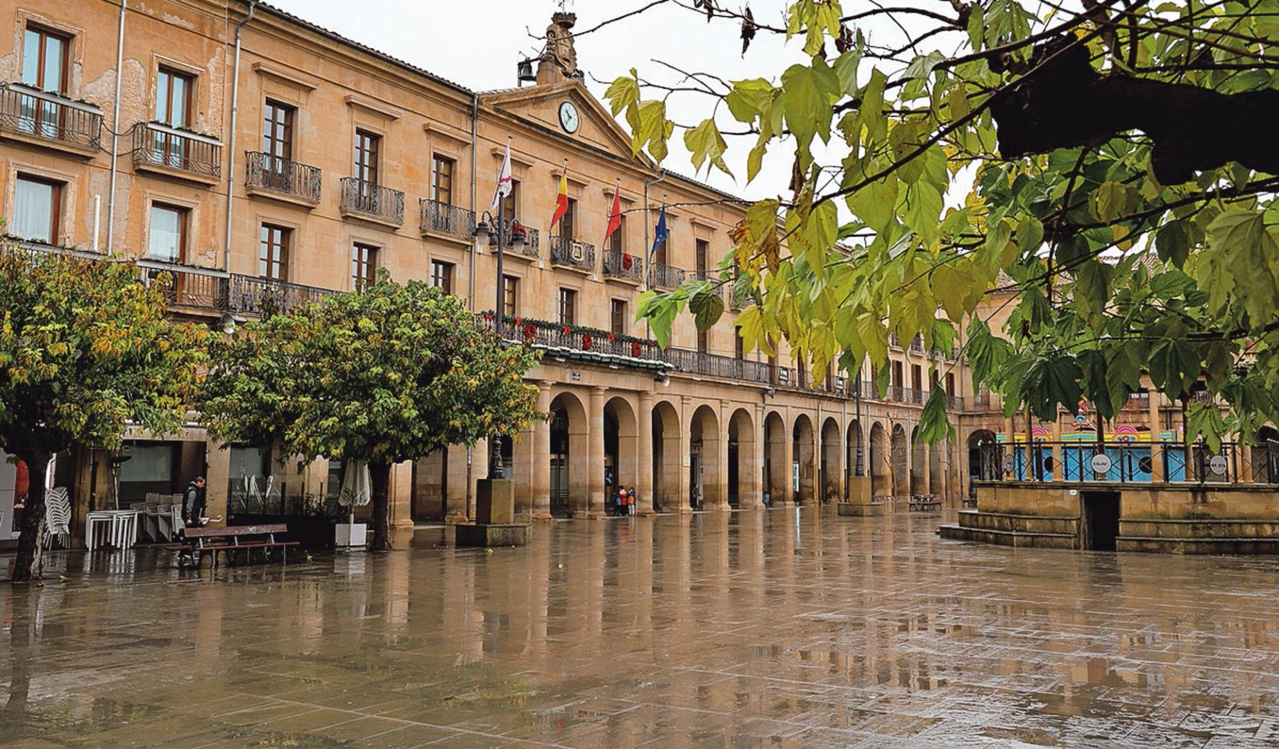 Fachada del Ayuntamiento de Tafalla, cuyo personal pide una negociación “real y efectiva”