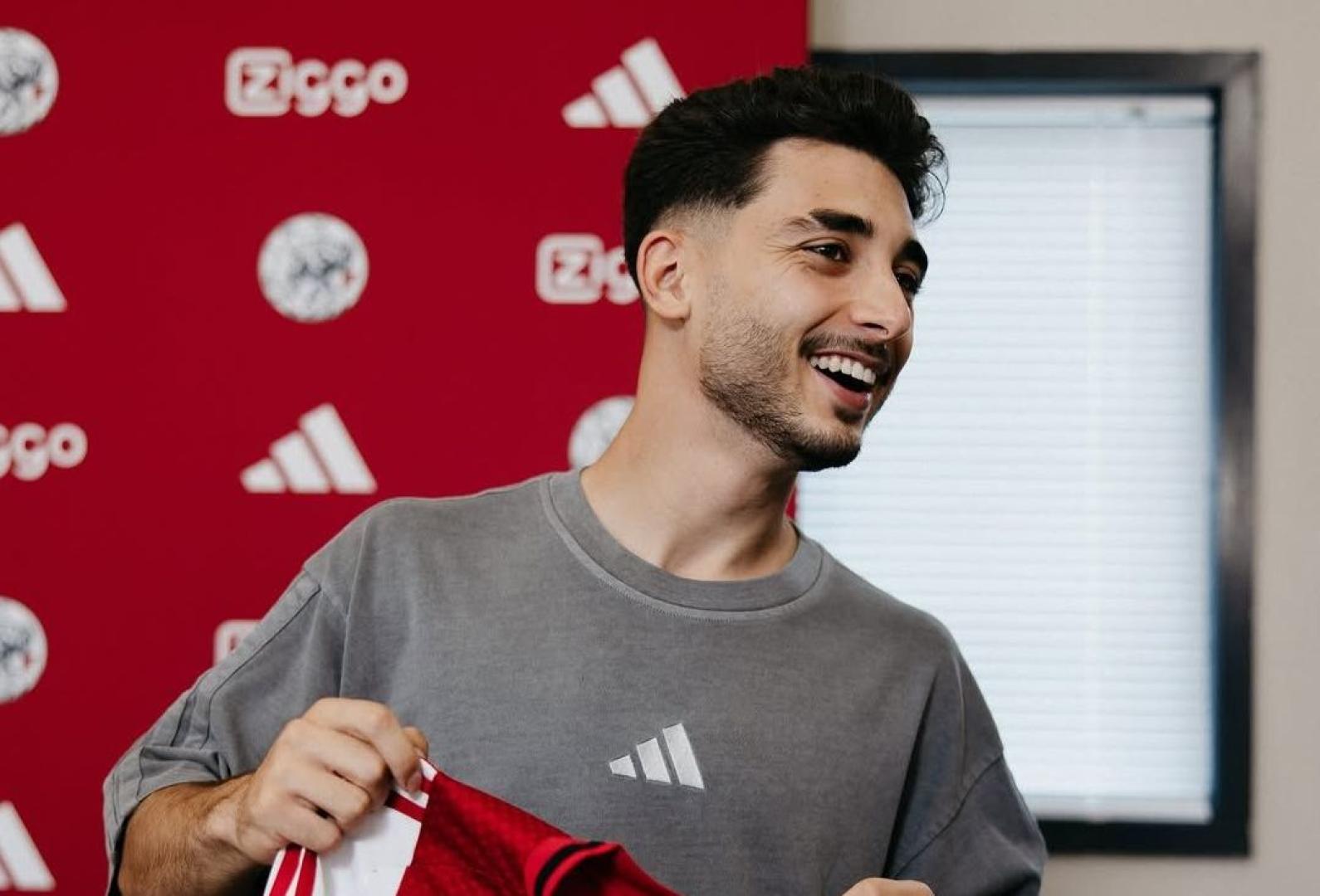 Raúl Moro, cuando llegó al Ajax este verano
