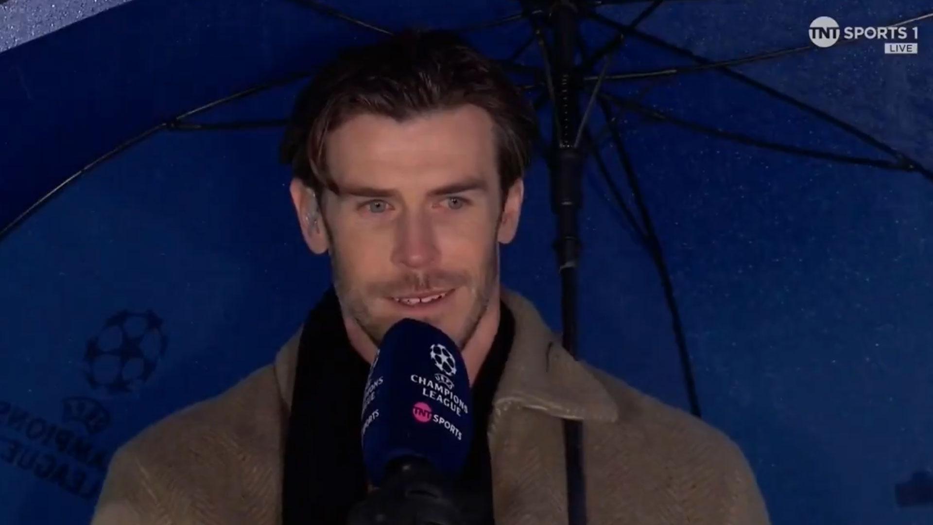 Gareth Bale, durante su intervención en TNT Sports en la que habló de la destitución de Xabi Alonso