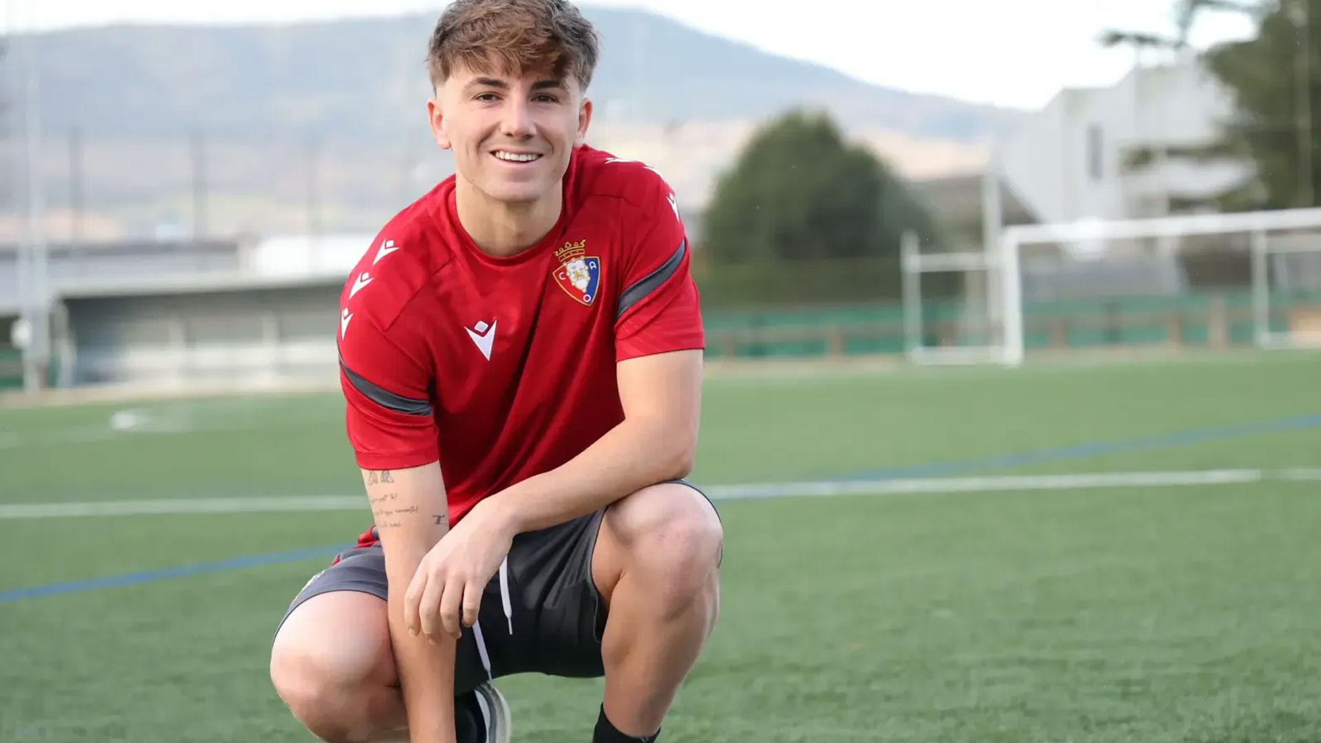 Manu Rico ha sido cedido por el Huesca al Osasuna Promesas